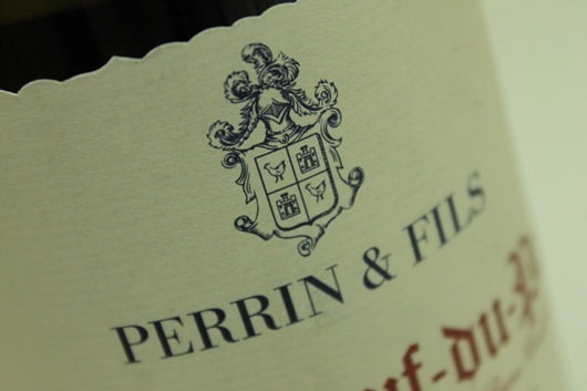 Perrin & Fils “Les Sinards”Chateauneuf-du-Pape, Rhone, France, 2007..