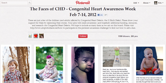 The Faces of CHD Congenital Heart Awareness Week on Pinterest