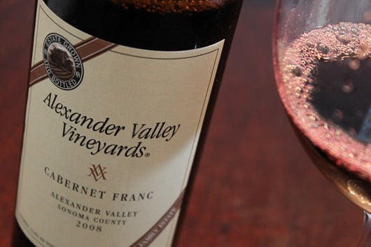Alexander Valley Vineyards Cabernet Franc.