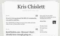 Kris-Chislett-Website