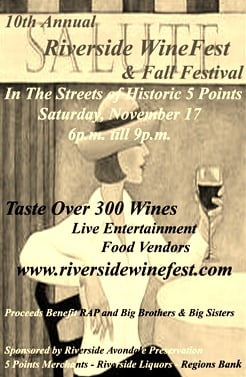 Win 2 MORE Tickets to the Riverside WineFest!