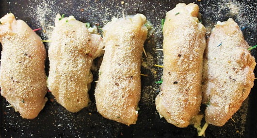 Recipe for Spinach and Pepperjack Stuffed Chicken